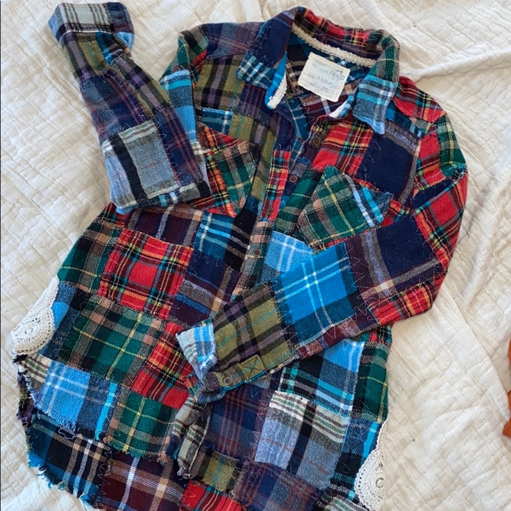 F R E E P E O P L E Plaid Tunic - image 3